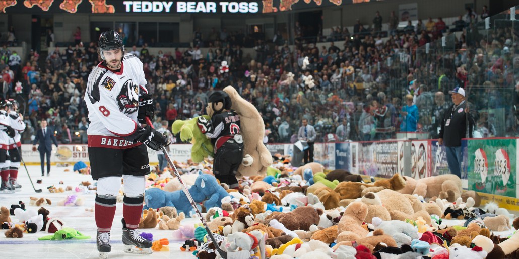 Teddy Bear Toss is Saturday 