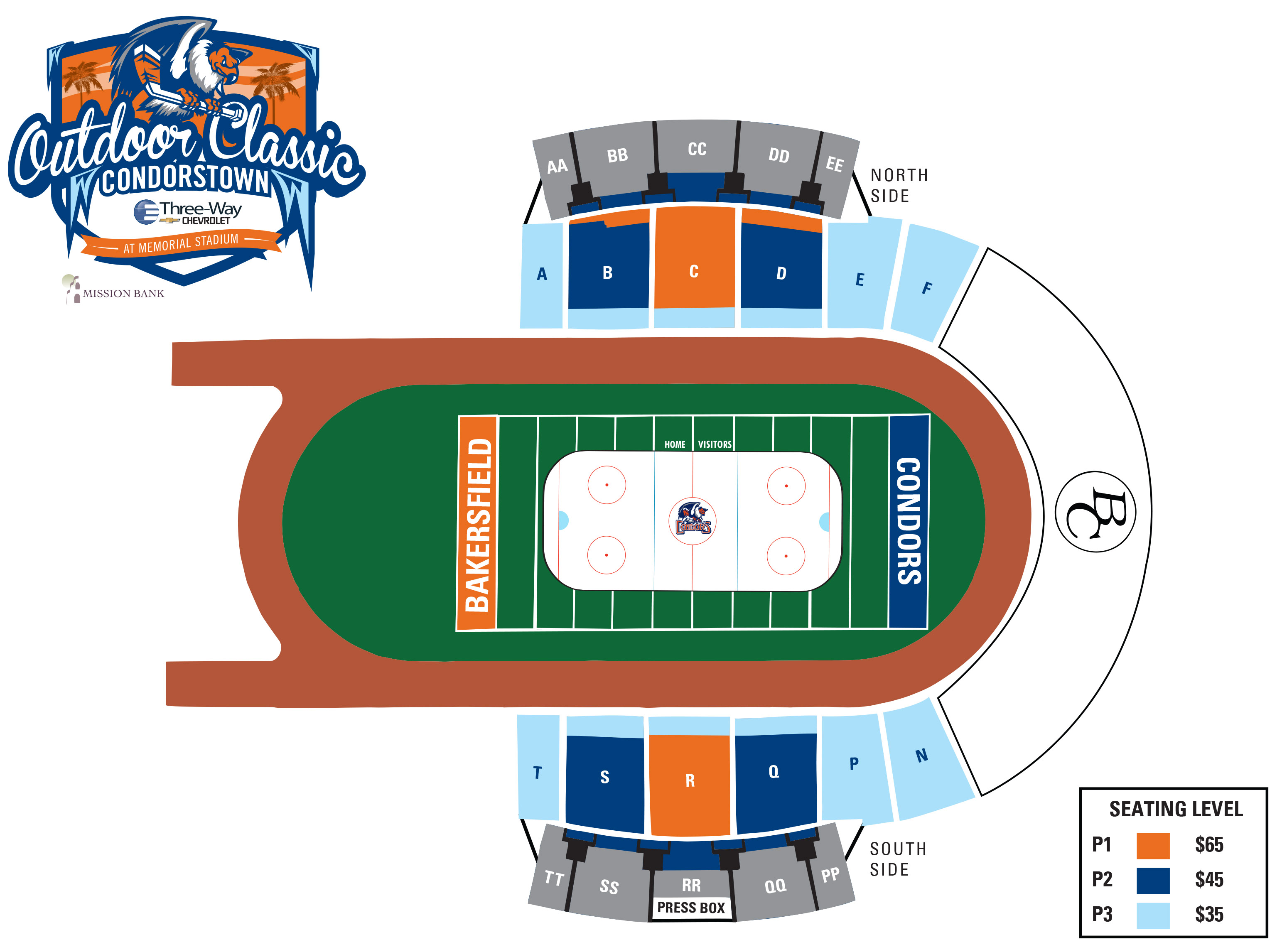 Bakersfield Condors Seating Chart