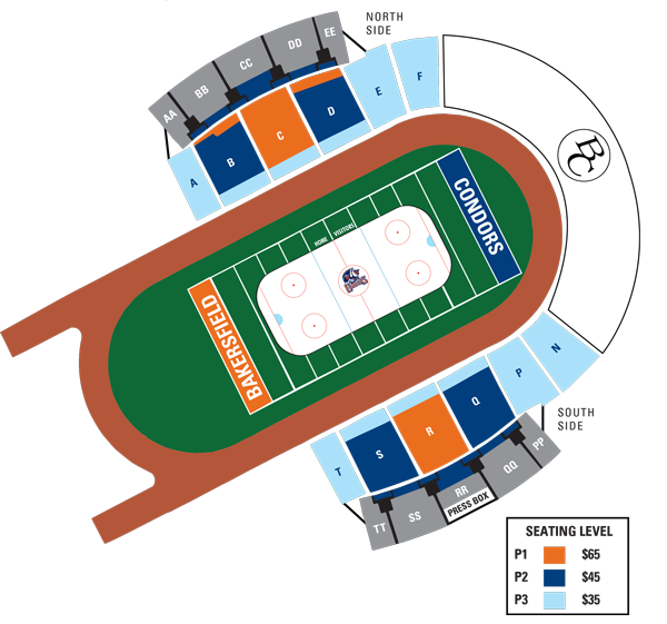 Bakersfield Condors Seating Chart