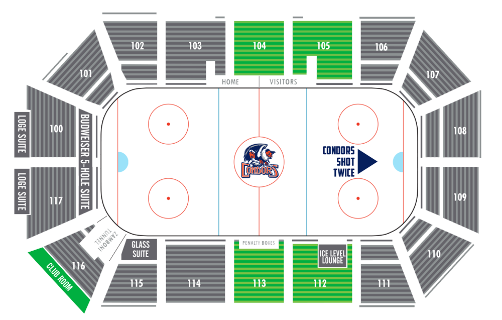 Bakersfield Condors Seating Chart