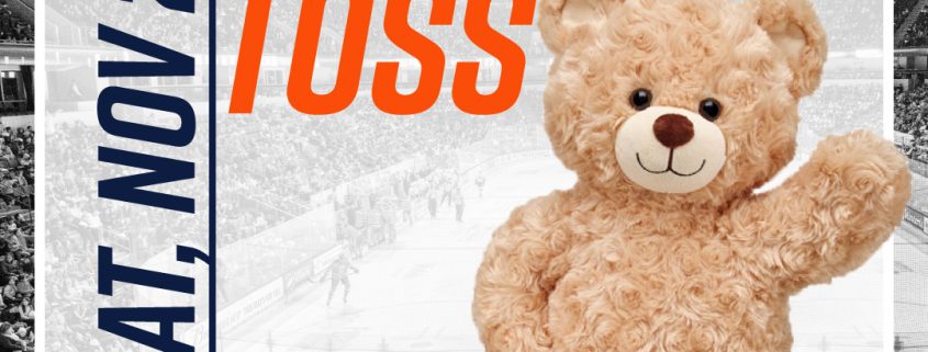 big teddy bear at game