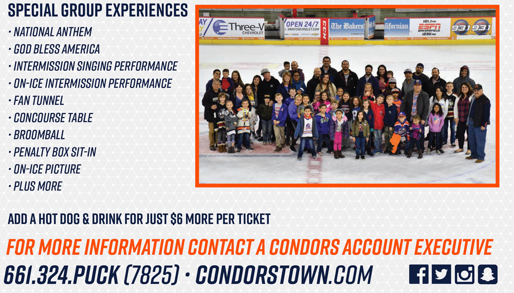 Group Tickets – BakersfieldCondors.com