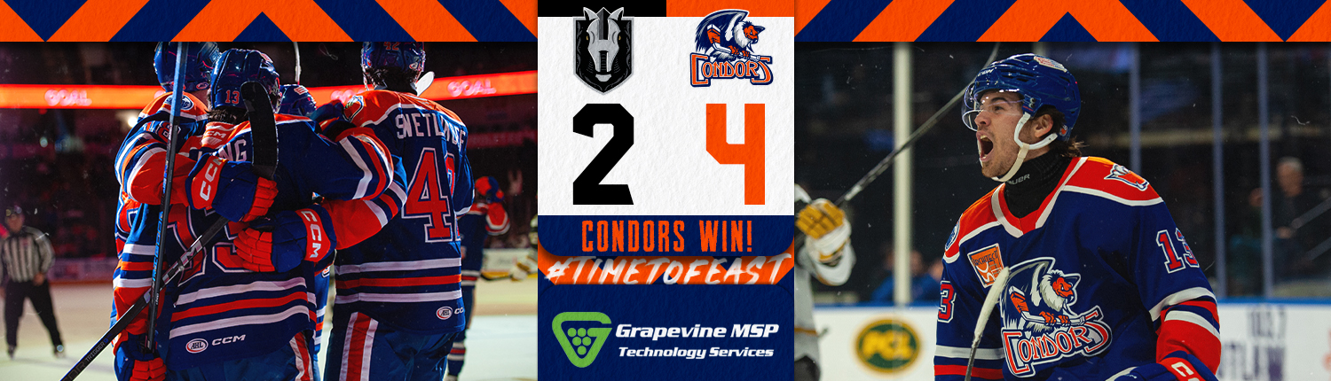 GAME RECAP: CONDORS WIN 11th STRAIGHT AT HOME OVER HSK ...