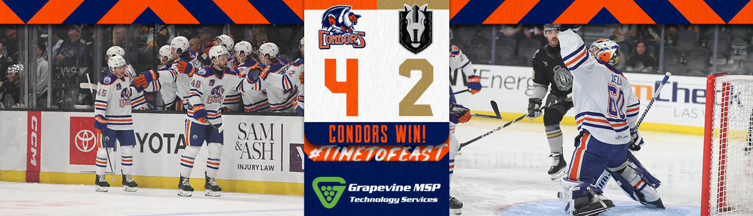 GAME RECAP: CONDORS STAY IN PLAYOFF HUNT WITH 4-2 WIN ...