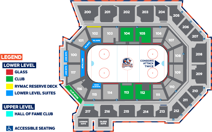 Premium Seating Map